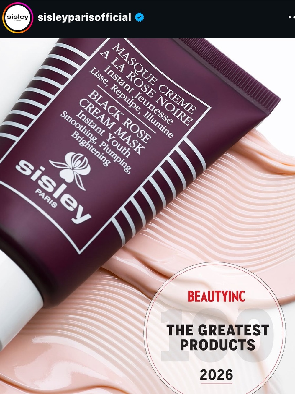 Sisley-paris Black Rose Cream Mask and Radiance Anti-dark spot serum